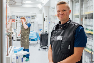 Picture of Dr. Tuomas Rissanen, Chief Physician at the Heart Centre in Joensuu.